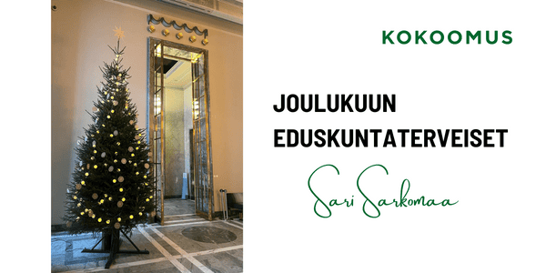 Joulukuun eduskuntaterveiset